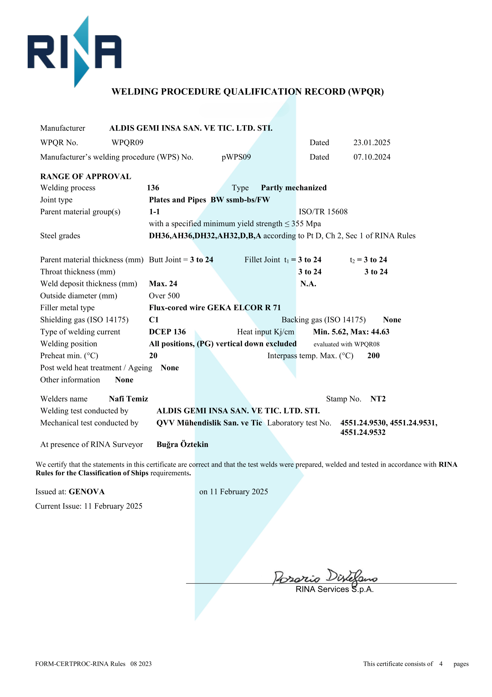 Certificate 2