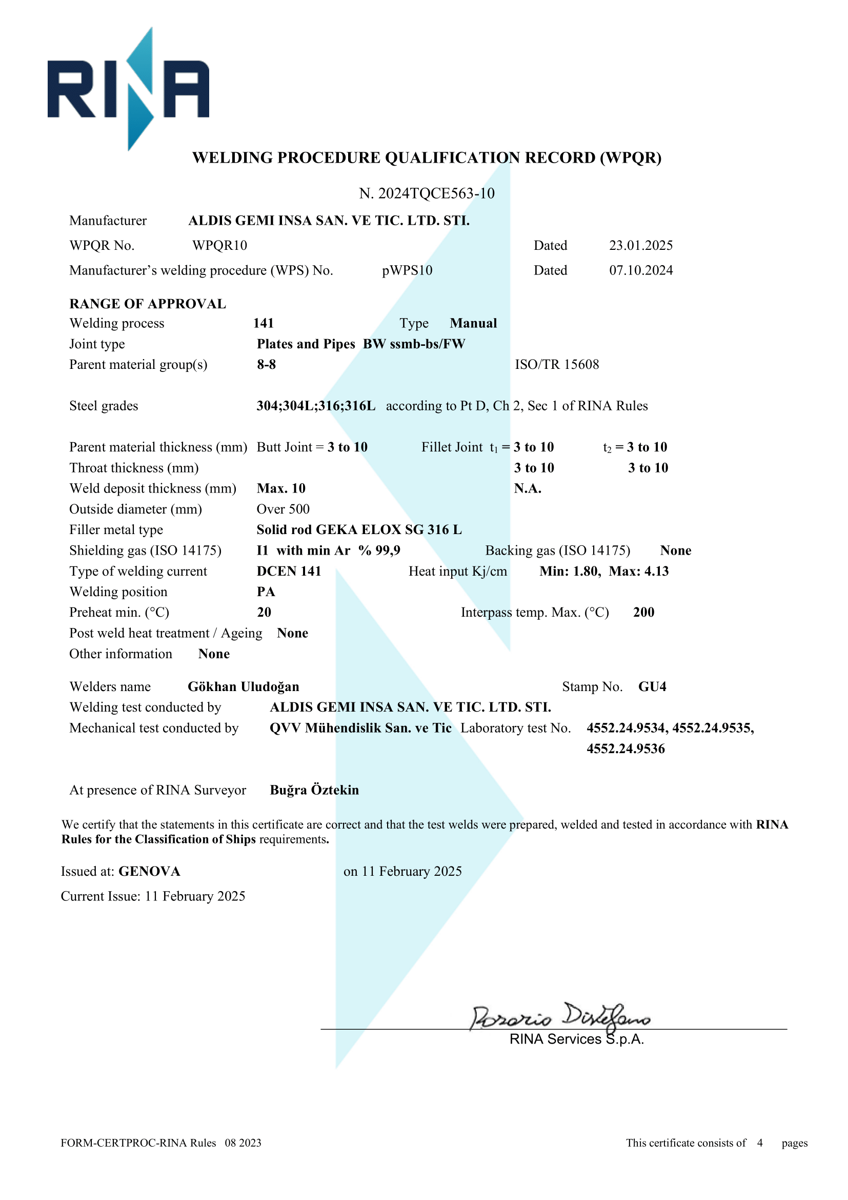Certificate 2