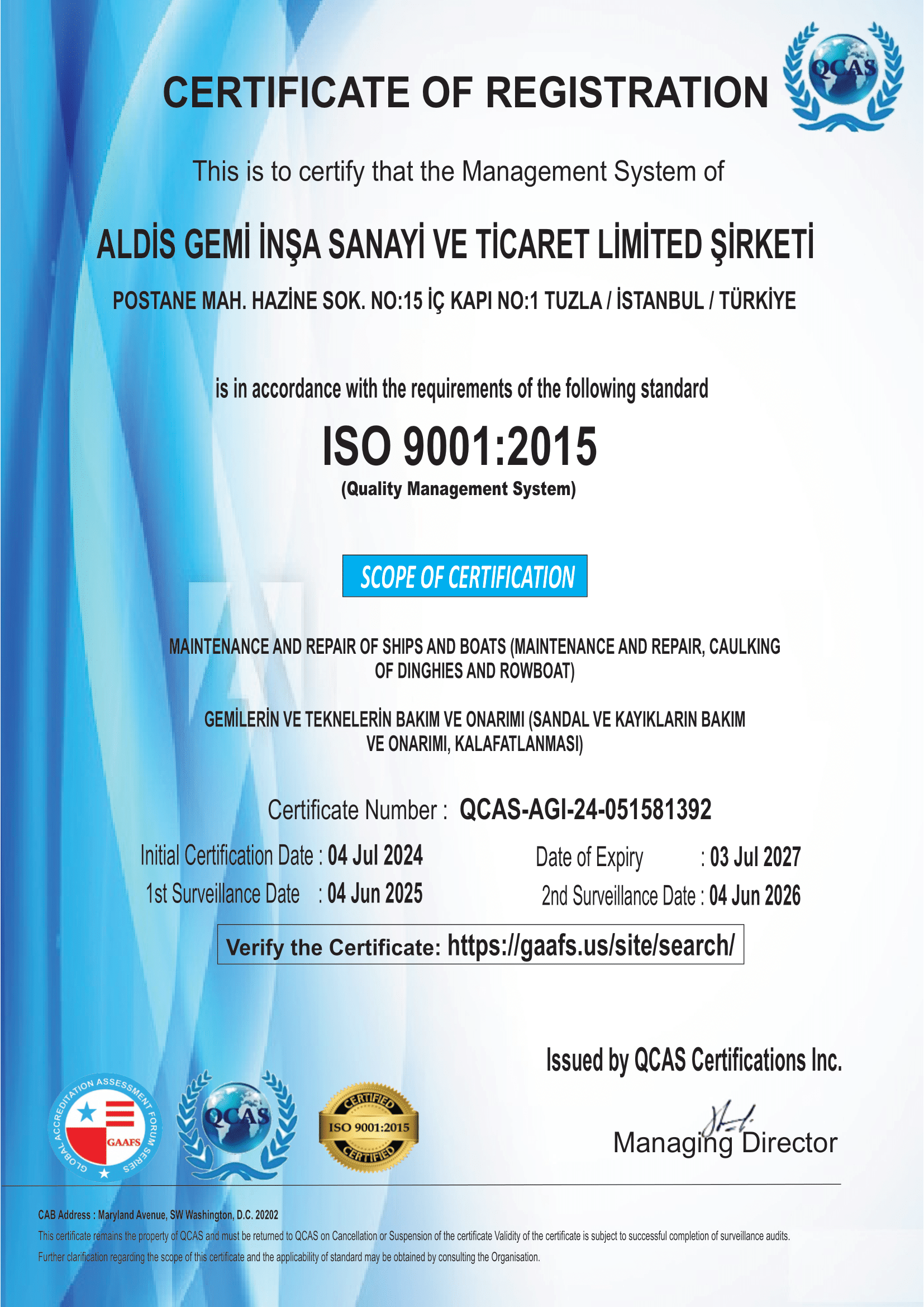 Certificate 2