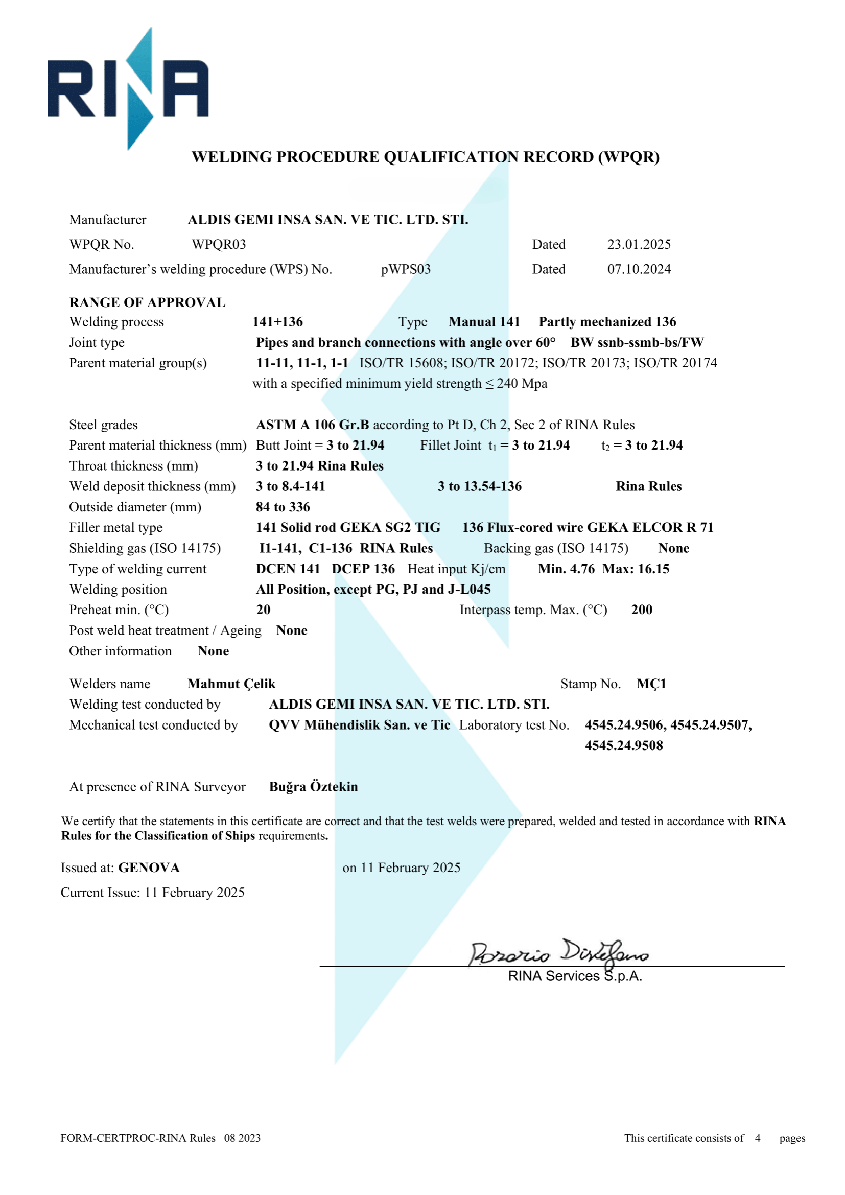 Certificate 2