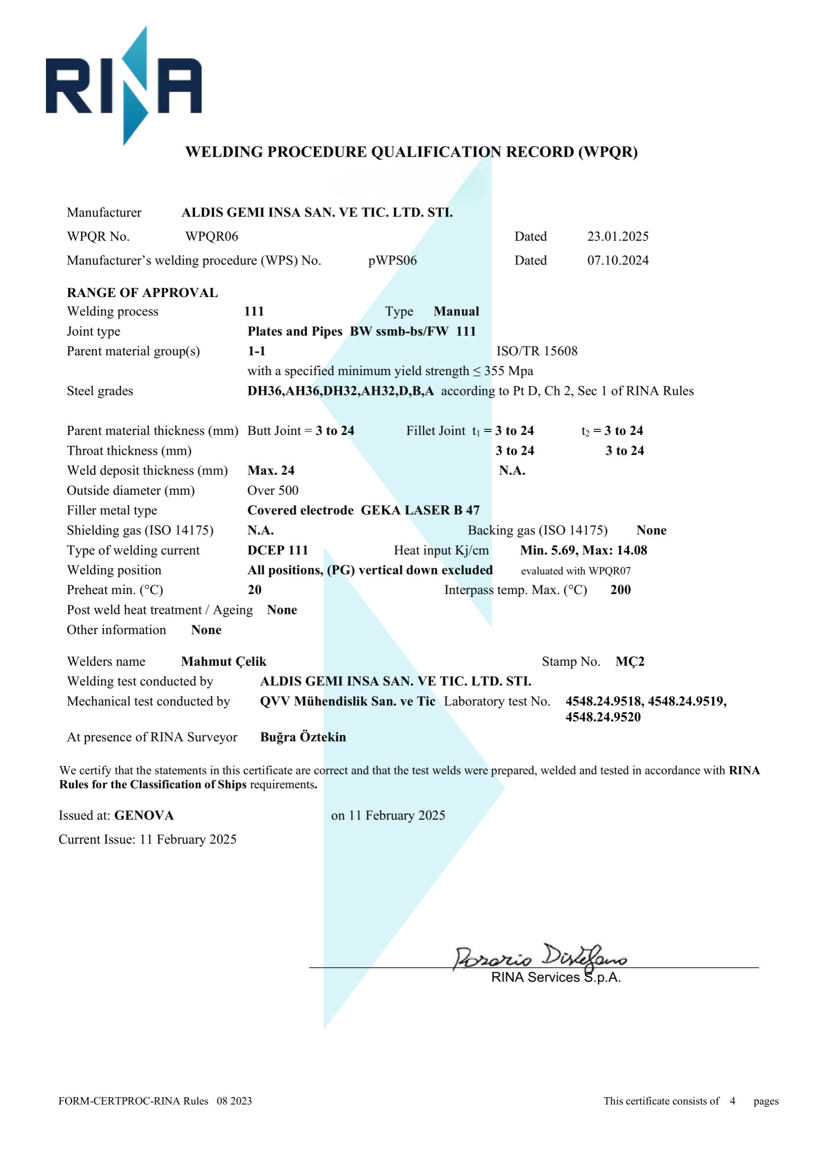 Certificate 2